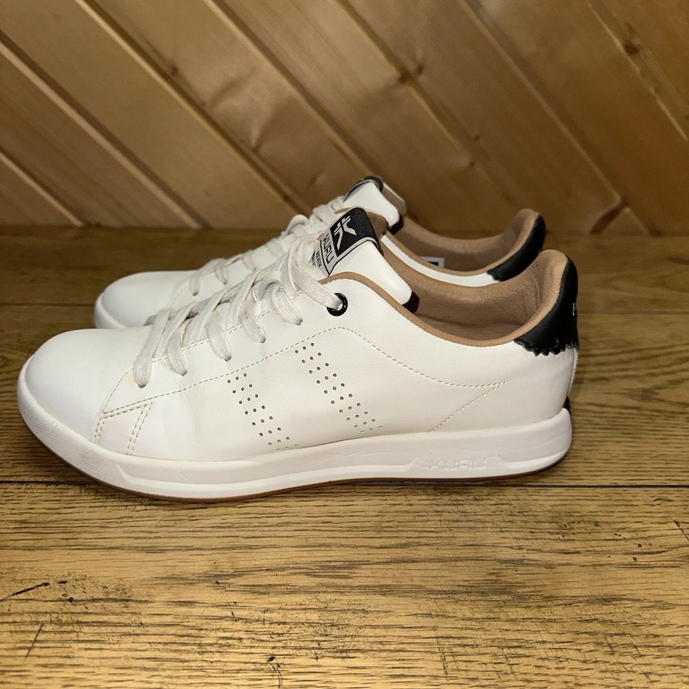 KURU CLOUD Classic White Leather Low Top Walking Shoes 20630290 Women's 9 M $129 - Picture 5 of 11